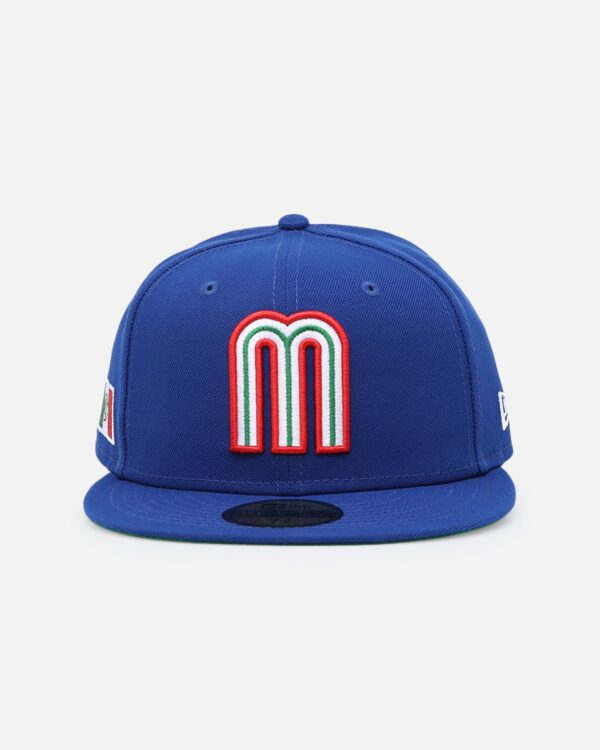 New Era Mexico National Baseball Team 59FIFTY Fitted Light Royal
