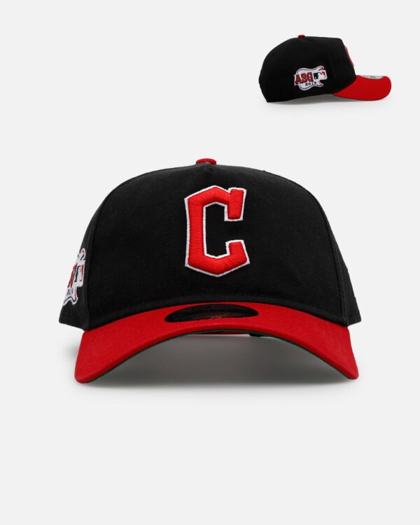 New Era Cleveland Guardians 'Pigment Dye Two Tone' 9FORTY A-Frame Snapback Black/Official Team Color