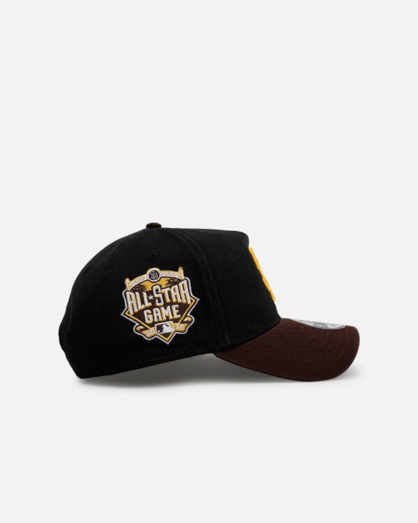 New Era San Diego Padres 'Pigment Dye Two Tone' 9FORTY A-Frame Snapback Black/Official Team Color - Image 3