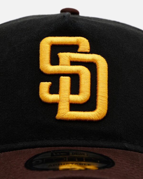 New Era San Diego Padres 'Pigment Dye Two Tone' 9FORTY A-Frame Snapback Black/Official Team Color - Image 5