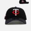 New Era Minnesota Twins 'Pigment Dye Two Tone' 9FORTY A-Frame Snapback Black/Official Team Color