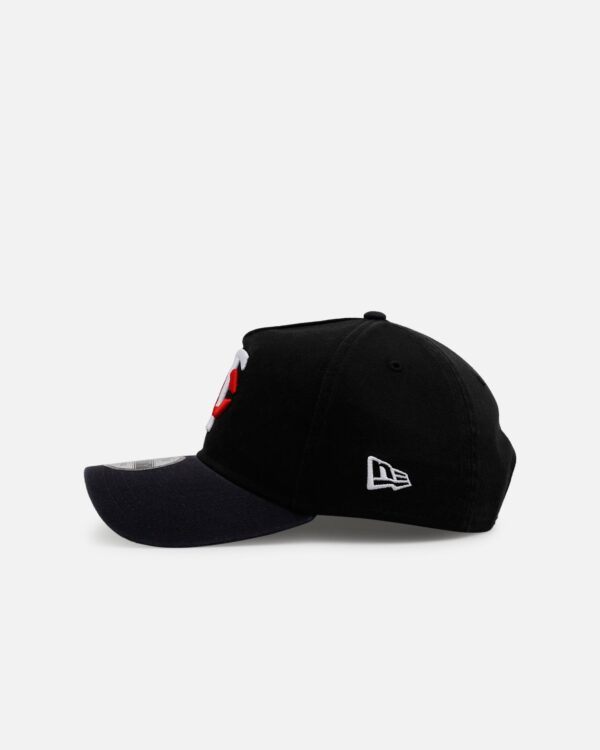 New Era Minnesota Twins 'Pigment Dye Two Tone' 9FORTY A-Frame Snapback Black/Official Team Color - Image 4