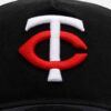 New Era Minnesota Twins 'Pigment Dye Two Tone' 9FORTY A-Frame Snapback Black/Official Team Color - Image 5