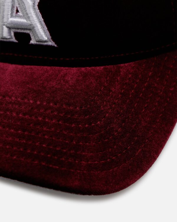 New Era Los Angeles Angels 'Velvet Dreams 2.0' 9FORTY A-Frame Snapback Burgundy - Image 2