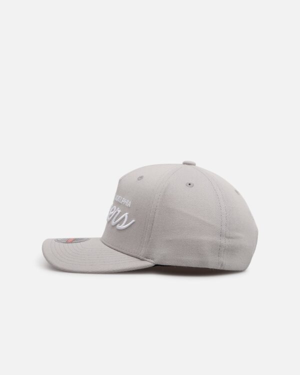 Mitchell & Ness Philadelphia 76ers 'Gray Tones' MVP Snapback Gray - Image 4