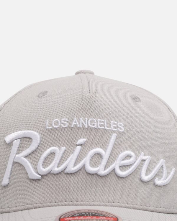 Mitchell & Ness Los Angeles Raiders 'Gray Tones' MVP Snapback Gray - Image 5