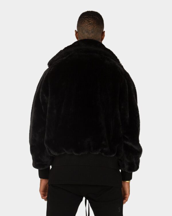 XXIII Baller Fur Jacket Black - Image 7