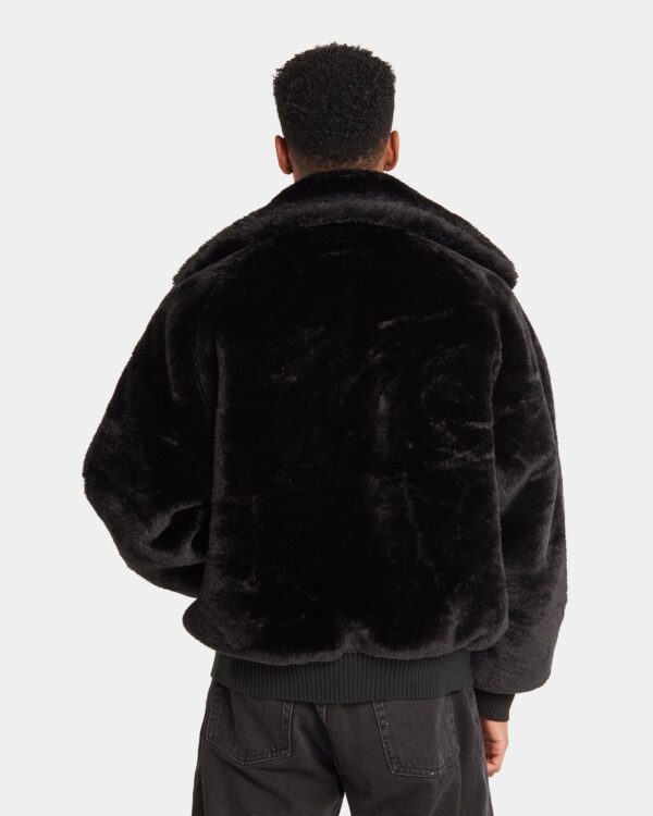 XXIII Baller Fur Jacket Black - Image 5