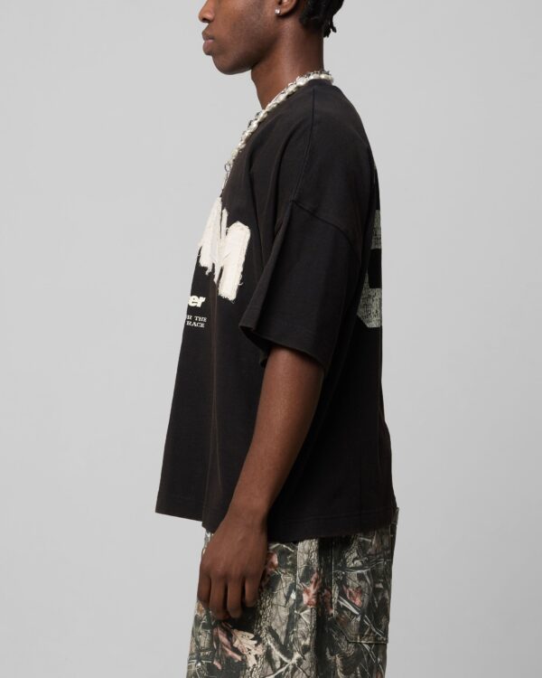 Loiter Human Box T-Shirt Vintage Black - Image 6