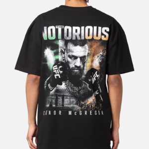UFC By Culture Kings Conor McGregor Champ Heavy T-Shirt Black