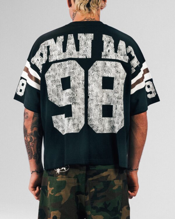 Loiter Star Jersey T-Shirt Black - Image 2