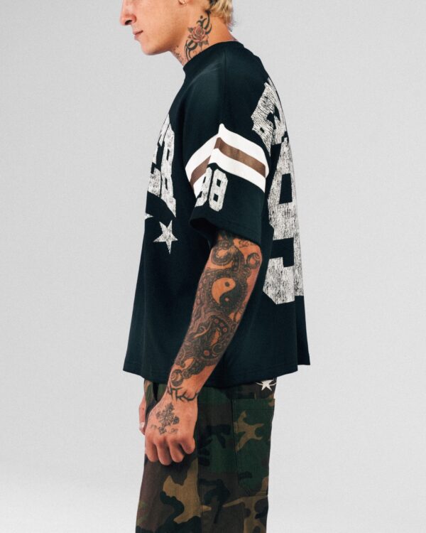 Loiter Star Jersey T-Shirt Black - Image 6