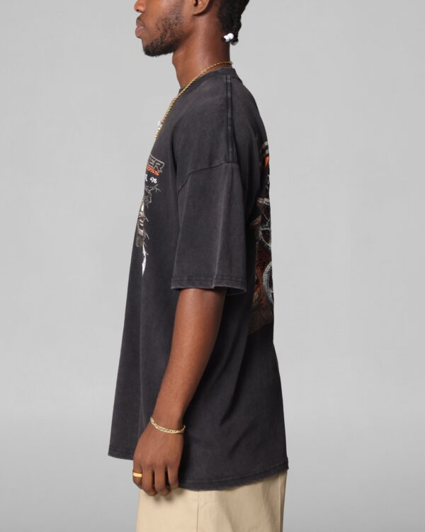 Loiter Summer Motocross T-Shirt Black Acidwash - Image 6