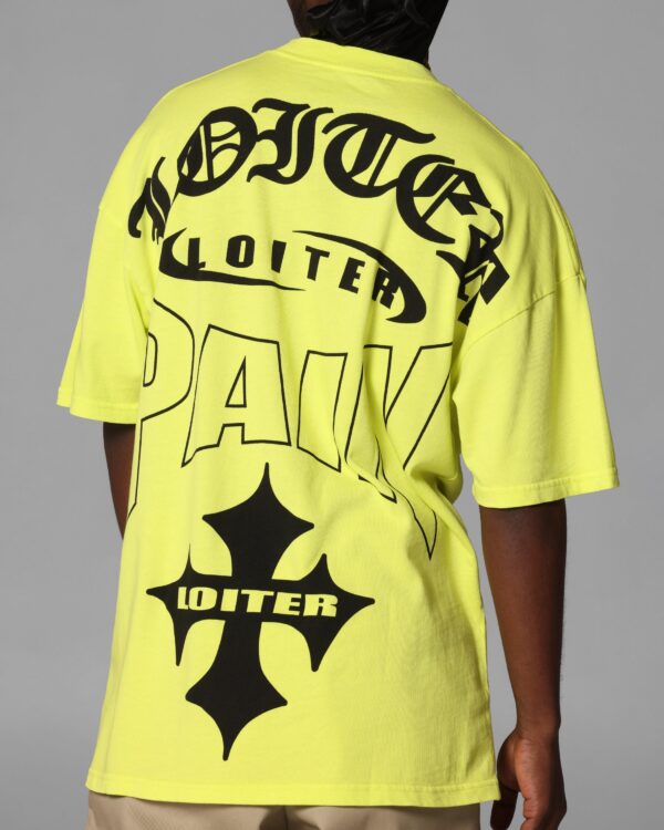 Loiter Ultimate Pain T-Shirt Cyber Green - Image 8