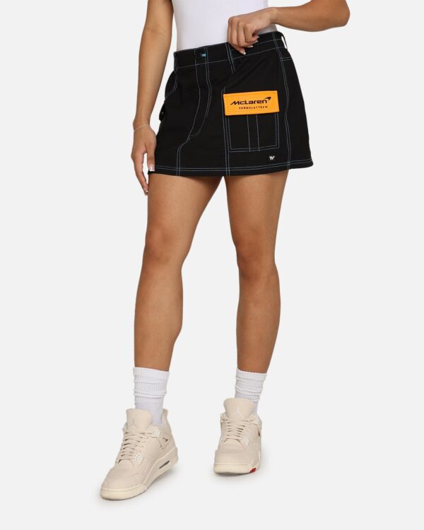We Are The Wild Collective X McLaren Women's Cargo Skirt Black - Image 4