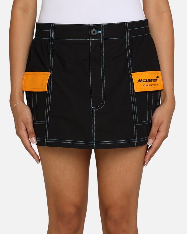 We Are The Wild Collective X McLaren Women's Cargo Skirt Black - Image 7