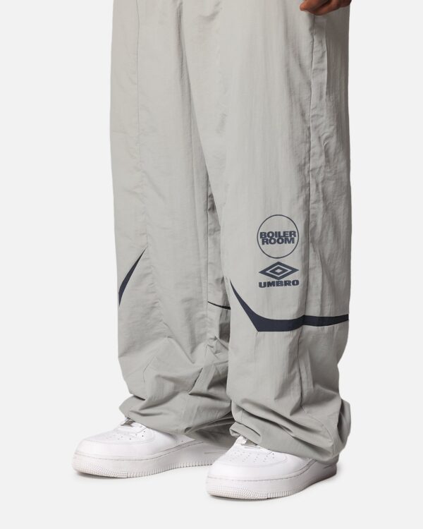Boiler Room X Umbro Shell Track Pants Grey - Image 3