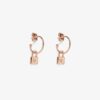 Lock Hoop Earrings - Image 2