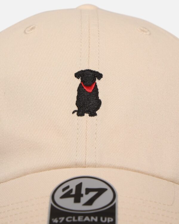 47 Brand Black Labrador 'Dog Collection' 47 Clean Up Strapback Natural - Image 5