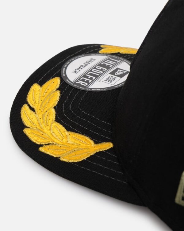 New Era San Francisco Giants 'Military Patch' Pre-Curved Golfer Snapback Black - Image 2