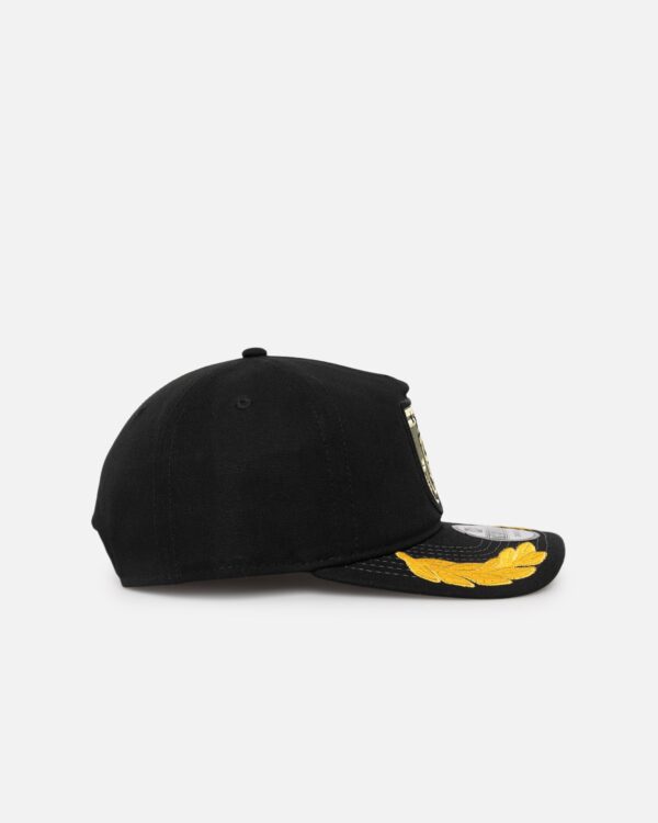 New Era Pittsburgh Pirates 'Military Patch' Pre-Curved Golfer Snapback Black - Image 3