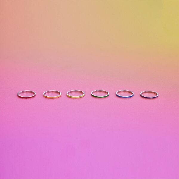 Rainbow Ring Stack - Image 10