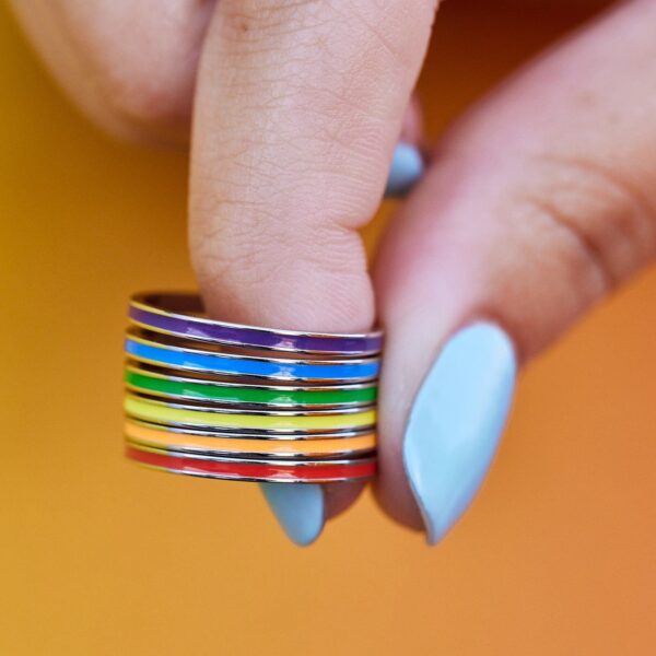 Rainbow Ring Stack - Image 6