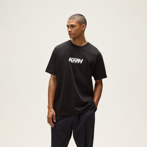 Kith for Peanuts Snoopy Run Fast Logo Tee - Black - Image 2
