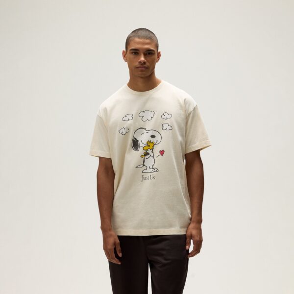 Kith for Peanuts Snoopy Just Us Tee - Sandrift - Image 2