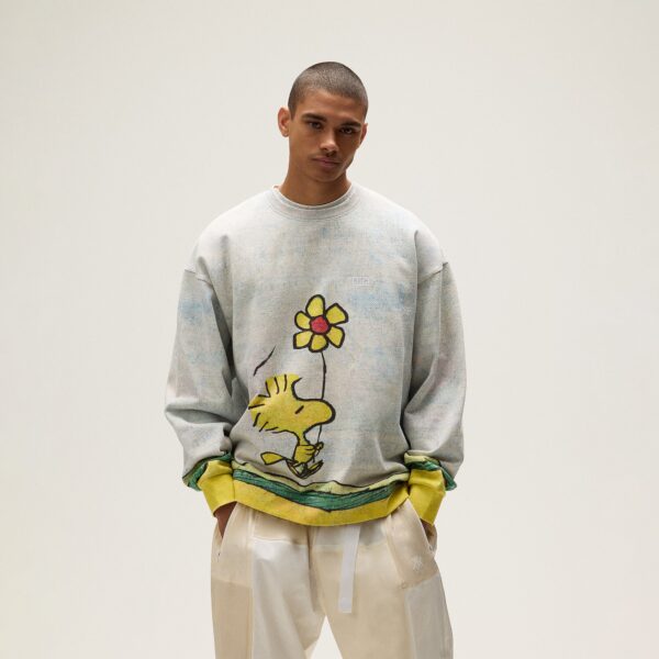 Kith for Peanuts Woodstock Comic Nelson Crewneck - Chalk - Image 2