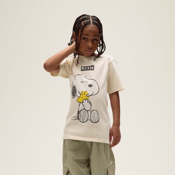 Kith Kids for Peanuts Hug Vintage Tee - Sandrift - Image 2