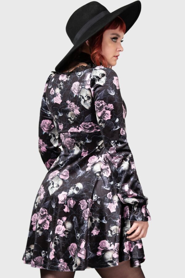 Imperia Long Sleeve Dress [BLACK/PINK] - Resurrect - Image 5