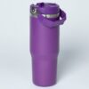 Paw Print Stainless Steel Tumbler with Flip Straw - 30 oz - Image 8