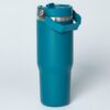 Paw Print Stainless Steel Tumbler with Flip Straw - 30 oz - Image 18