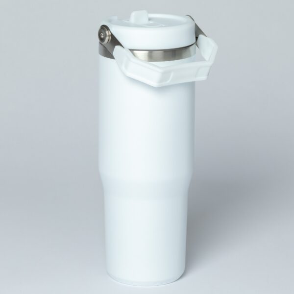 Paw Print Stainless Steel Tumbler with Flip Straw - 30 oz - Image 27