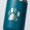 Paw Print Stainless Steel Tumbler with Flip Straw - 30 oz - Image 14