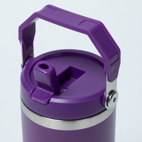 Paw Print Stainless Steel Tumbler with Flip Straw - 30 oz - Image 5