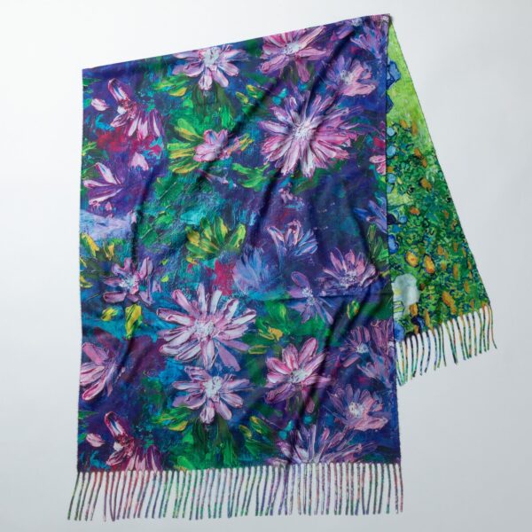 Museum Collection Artistic Double Sided Print Scarf - Image 12