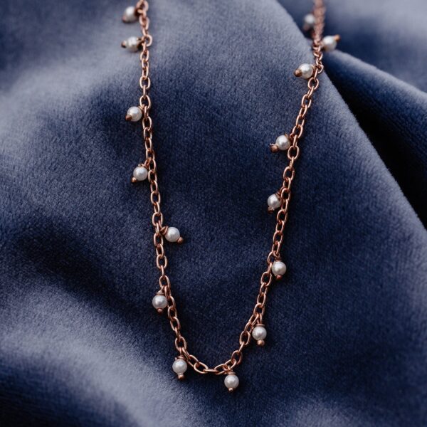 Hanging Pearl Beaded Choker - Image 8