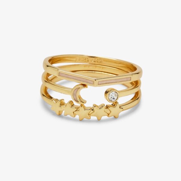 Crescent Stars Ring Stack - Image 2