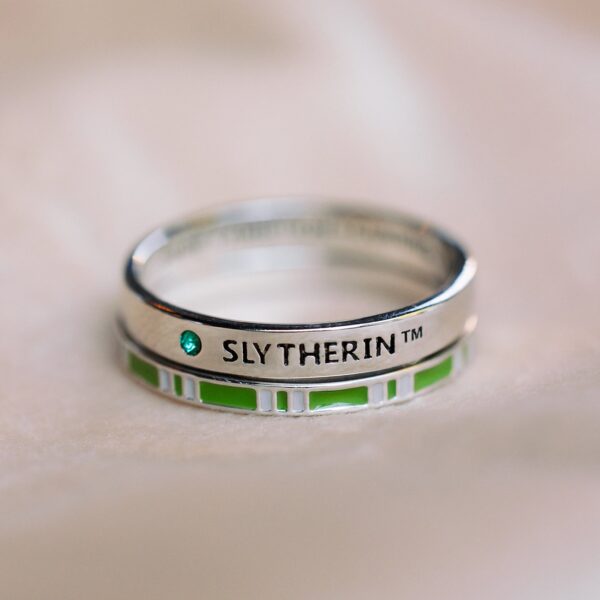Slytherin House Ring Stack - Image 3