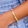 Tile Bead Stretch Bracelet - Image 4