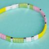 Tile Bead Stretch Bracelet - Image 11