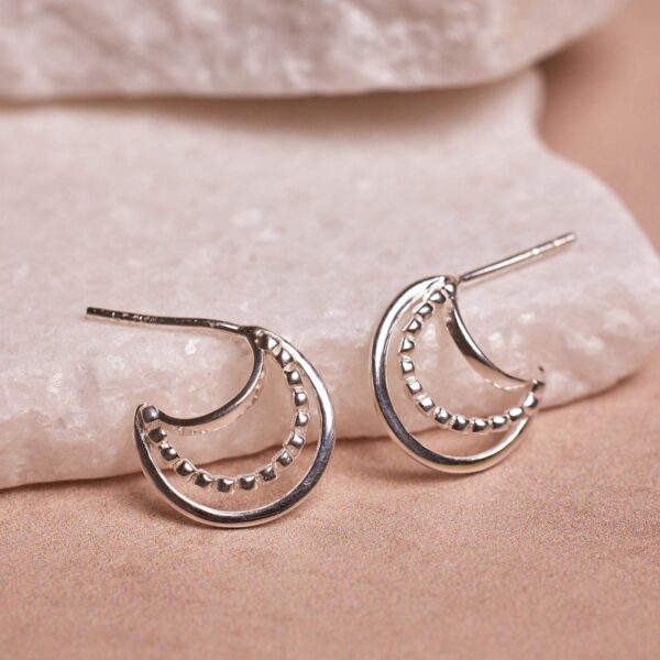 Triple Hoop Earrings - Image 2