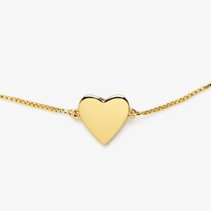 Demi-Fine Engravable Heart Choker