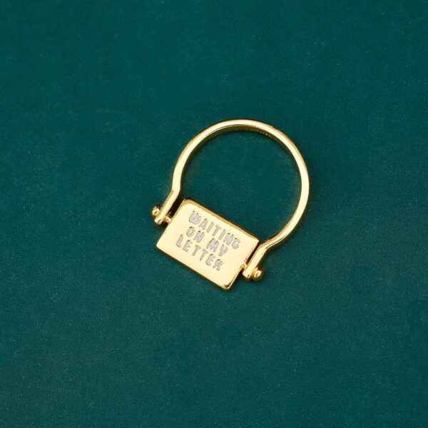 Hogwarts Letter Flip Ring - Image 3