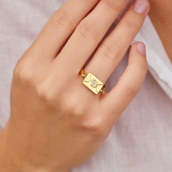 Hogwarts Letter Flip Ring - Image 2