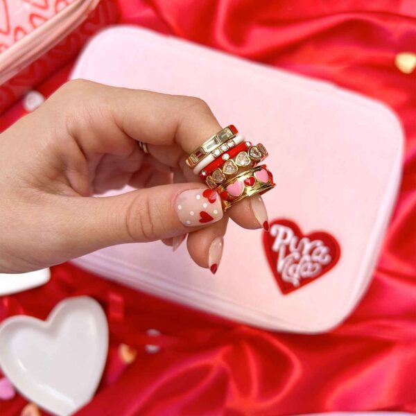 Stone Heart Ring Band - Image 8