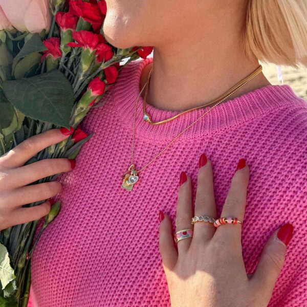 Stone Heart Ring Band - Image 9