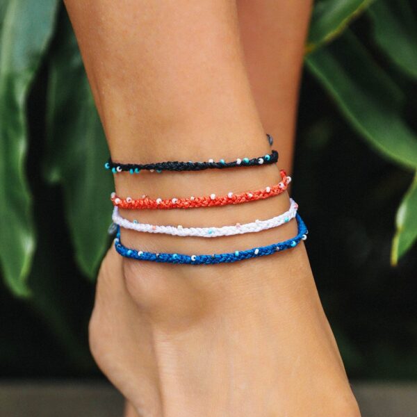 Mini Braid & Bead Anklet - Image 4